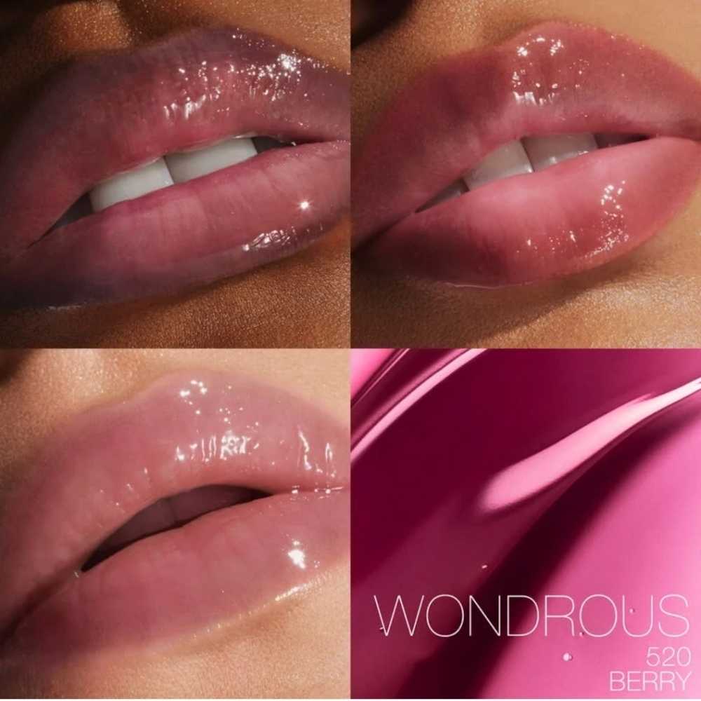 Nars Hot Escape Afterglow Lip Oil: Wondrous (520 Berry), .17oz, NIB - Picture 2 of 5